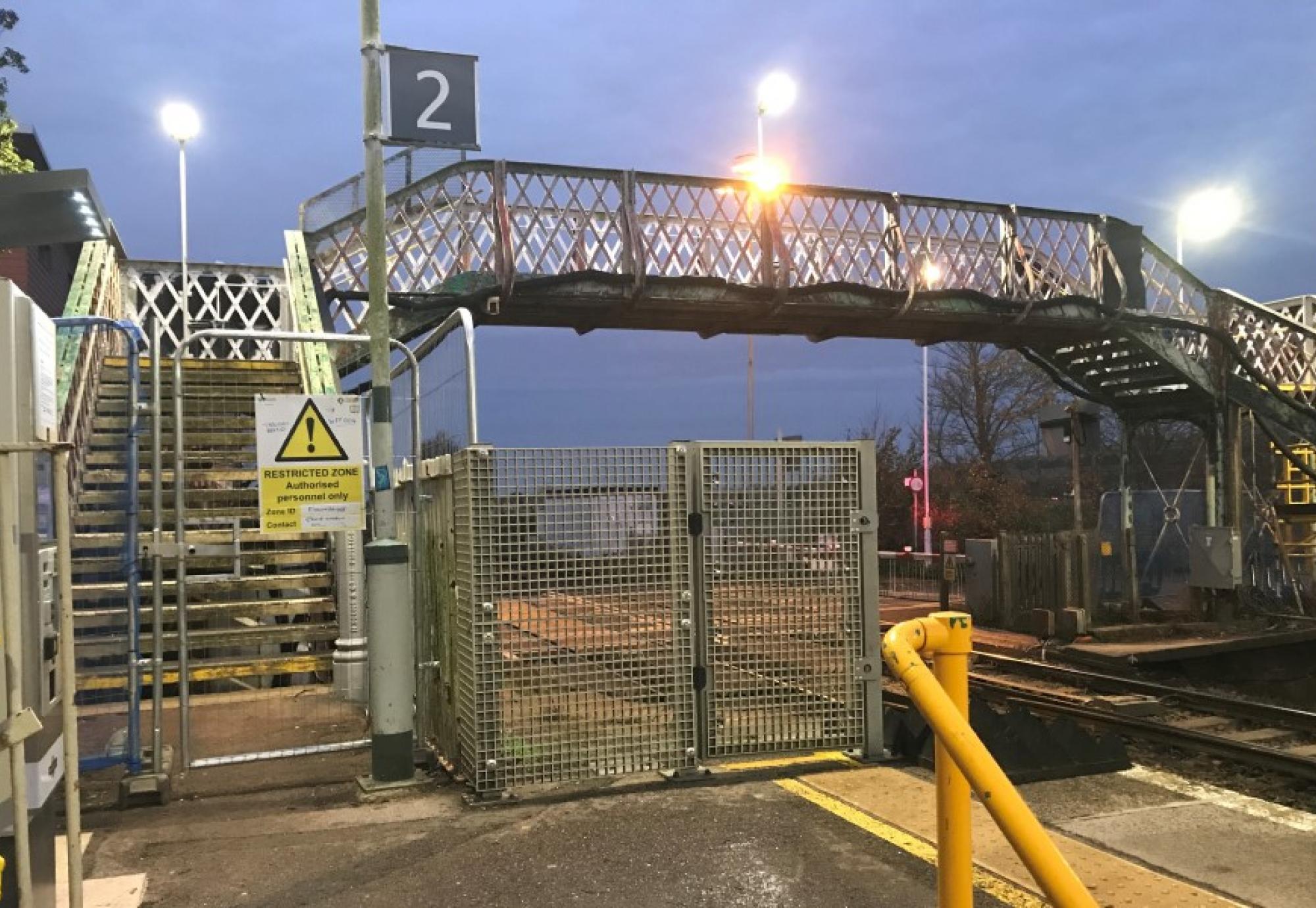 Network Rail invest in a new footbridge for GoringbySea Rail News